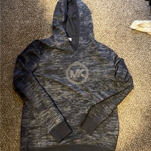 Michael Kors women’s Charcoal Hoodie with diamond logo